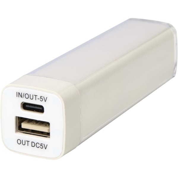 WS102 batería externa 2200/2600 mAh - Blanco / 2200mAh