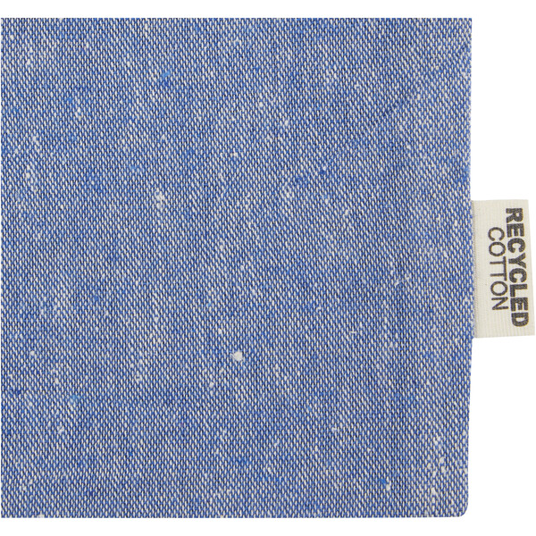 Pheebs 150 g/m² GRS recycled cotton gift bag small 0.5L - Heather Blue