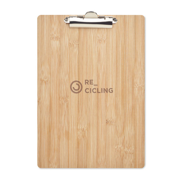 A4 bamboo clipboard