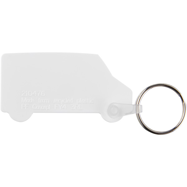 Tait van-shaped recycled keychain