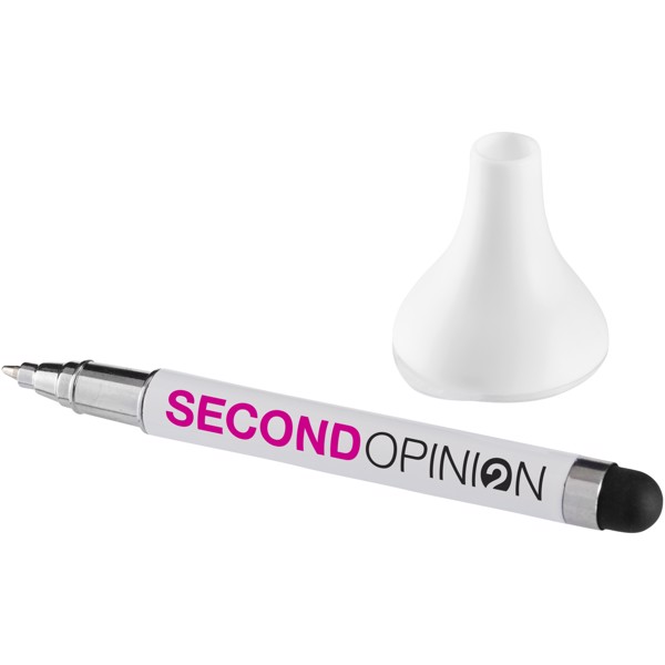 Kuličkové pero a stylus Sheanti s prostředkem na čištění displeje