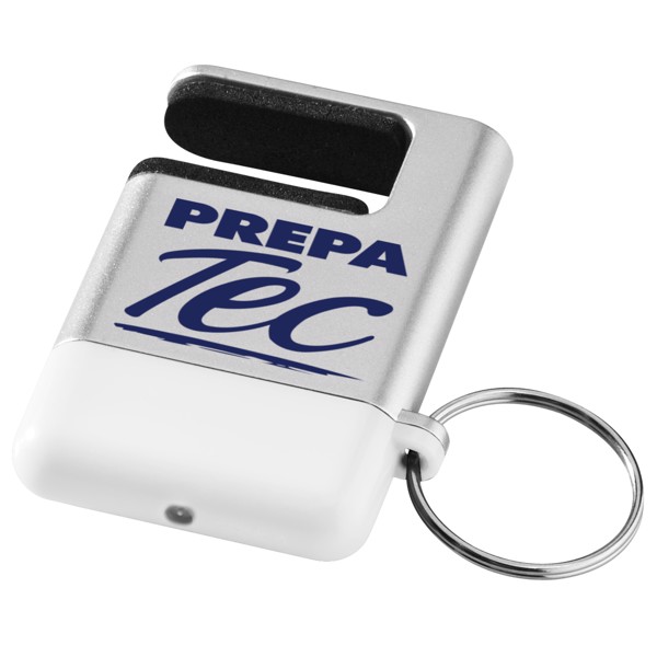 Gogo screen cleaner and smartphone holder - Silver / White