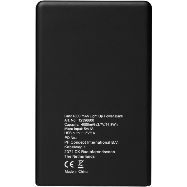 Batería externa retroiluminada de 4000 mAh "Cast"
