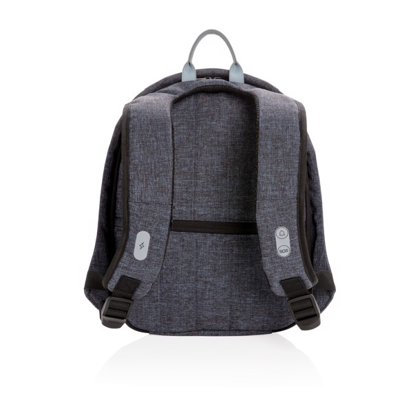 Elle Protective, Anti-theft backpack - Blue / Grey