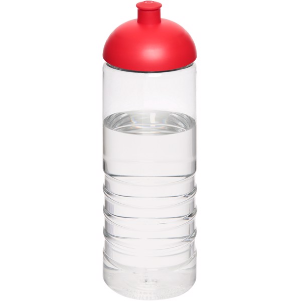H2O Treble 750 ml sportovní lahev s kupolovitým víčkem - Průhledná / Červená s efektem námrazy