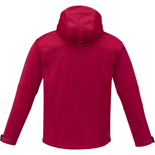 Match men's softshell jacket - Red / S