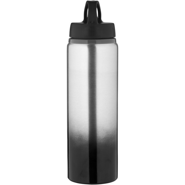 Gradient 740 ml sport bottle - Solid black / Silver