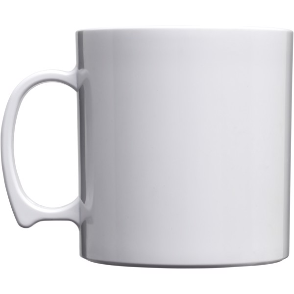 Standard 300 ml plastic mug - White