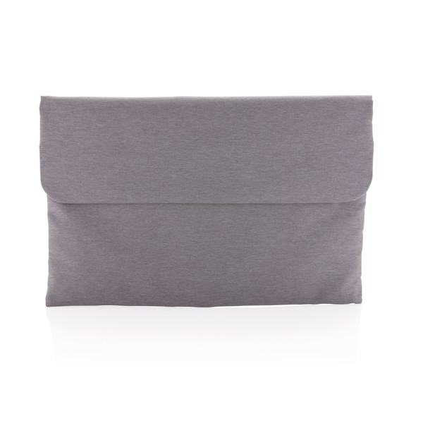Magnetic closing 15.6" Laptop sleeve PVC free - Grey