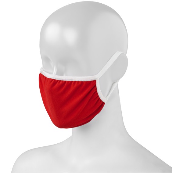 Mascarilla "Reed" - Červená s efektem námrazy