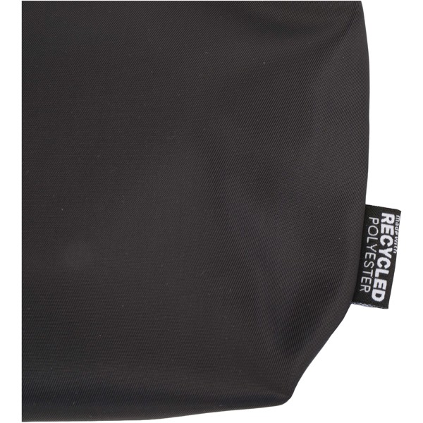 Trip Aware™ recycled travel toiletry pouch 2L - Black