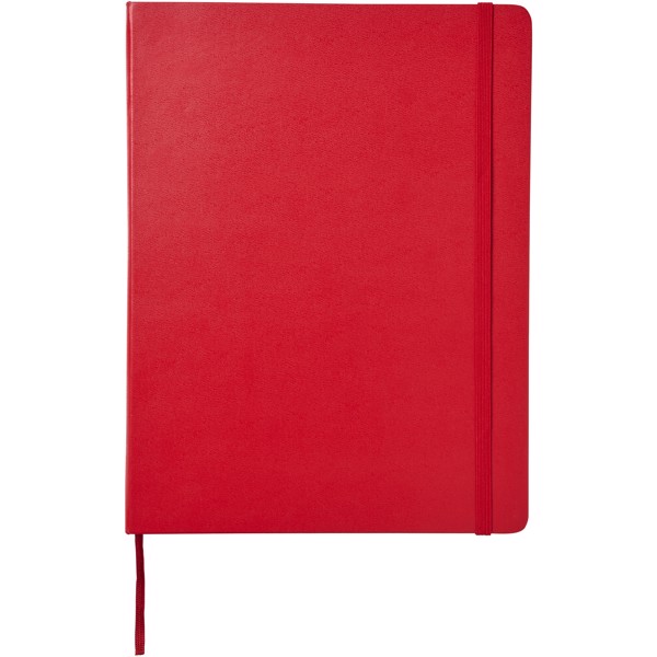 Classic XL hard cover notebook - dotted - Scarlet red