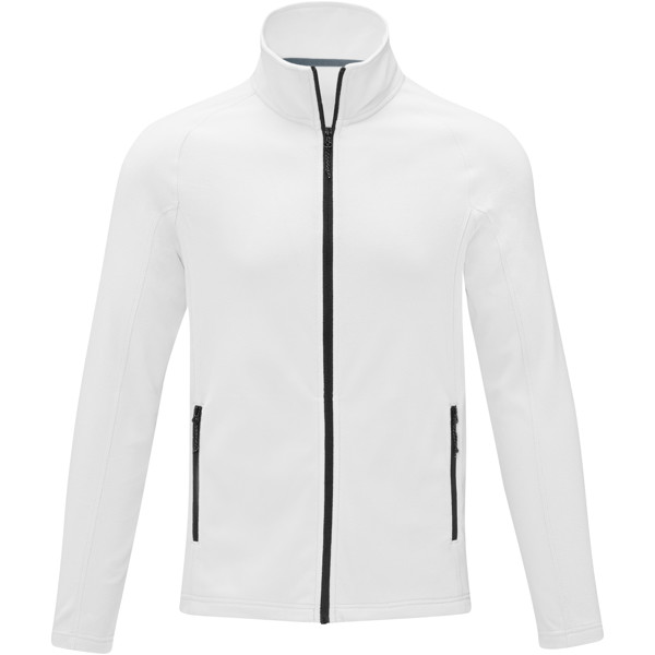 Zelus men's fleece jacket - White / M