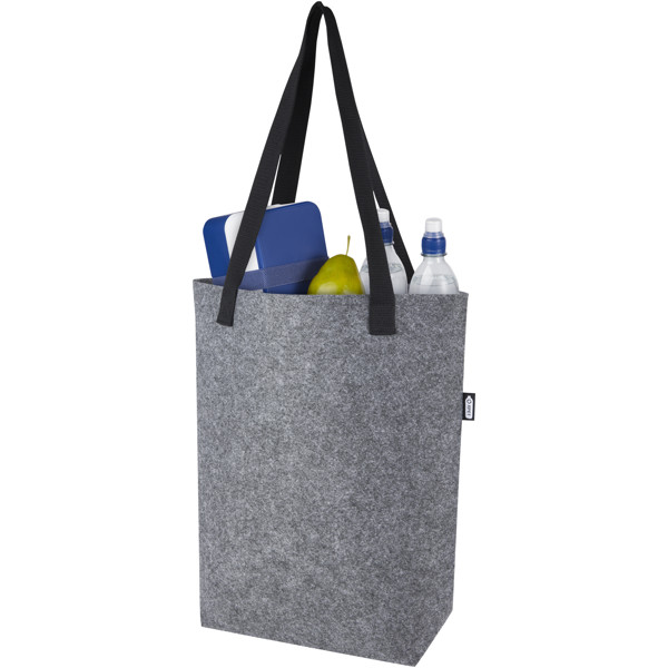 Felta GRS recycled felt tote bag with wide bottom 12L