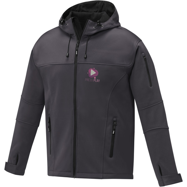 Match men's softshell jacket - Storm Grey / XS