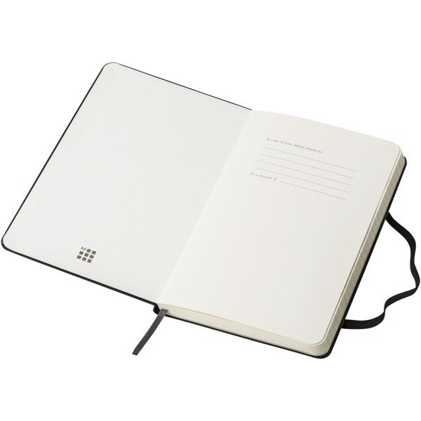 Moleskine Classic M hard cover notebook - ruled - Black