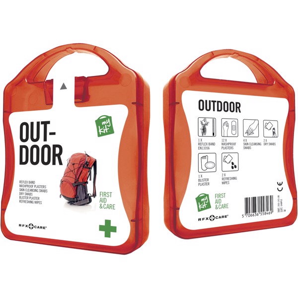 Lékarnička Outdoor - Červená s efektem námrazy