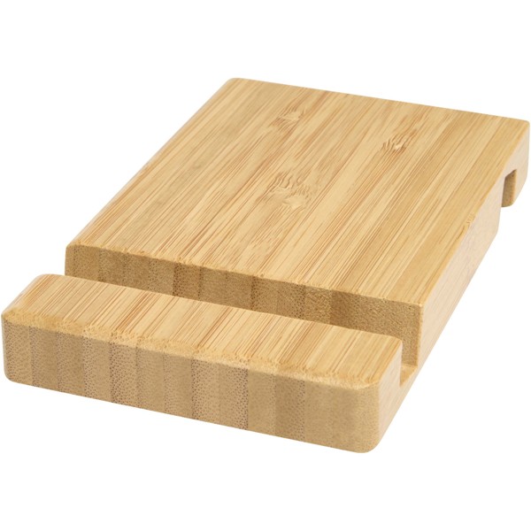 Bubup bamboo 2-angled tablet and phone stand