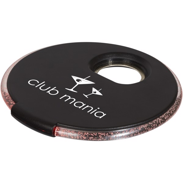 Beau LED coaster with opener