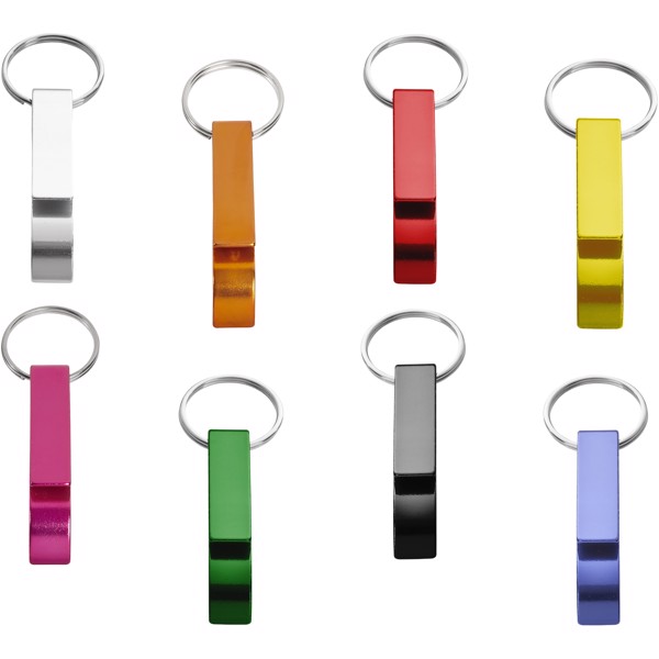 Tao bottle and can opener keychain - Silver