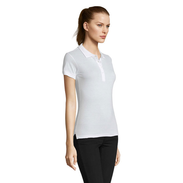 PASSION WOMEN POLO 170g - White / XXL