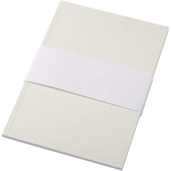 Novella Austen A5 recycled soft cover notebook - 50 sheets - Ivory White