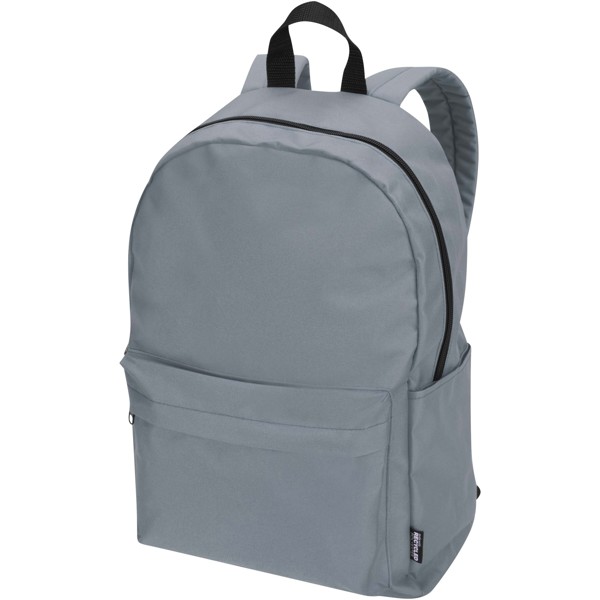 Byron 14\" GRS recycled city laptop backpack 16L - Grey