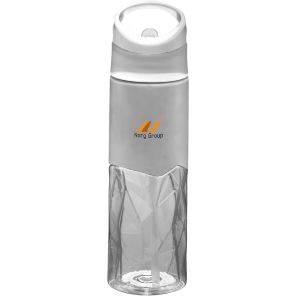 Radius 830 ml Tritan™ geometric sport bottle - Transparent clear