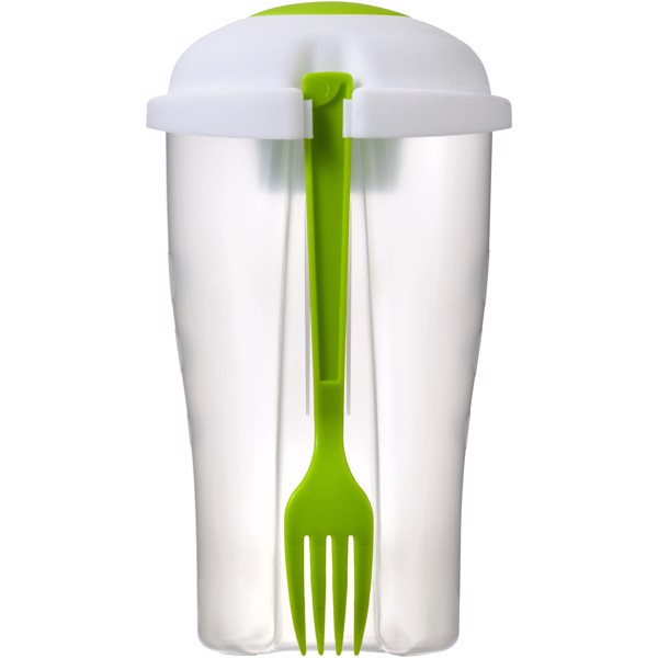 Shakey salad container set - Lime / Transparent