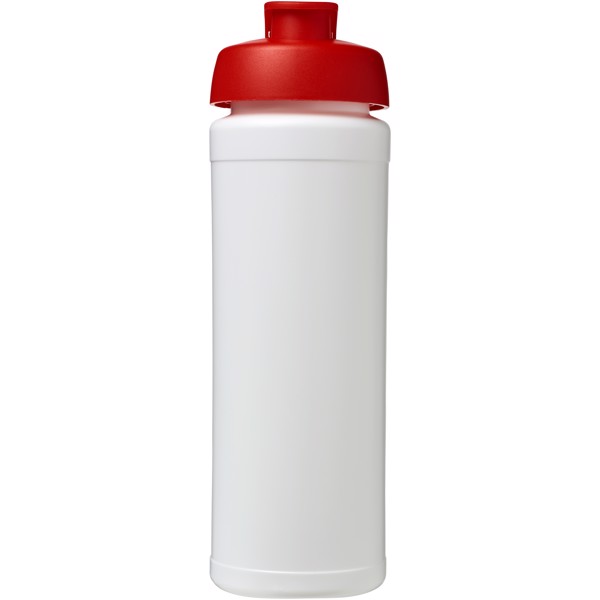 Sportovní láhev s vyklápěcím víčkem Baseline® Plus grip 750 ml - Bílá / Červená s efektem námrazy