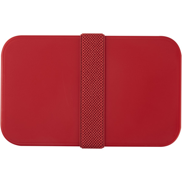 MIYO 700+700 ml double layer lunch box - Red / White / Red