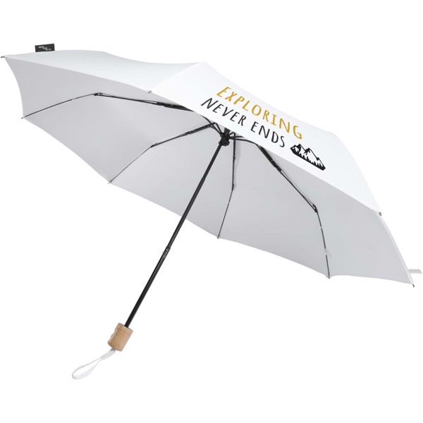 Dane 21\" RPET umbrella - White