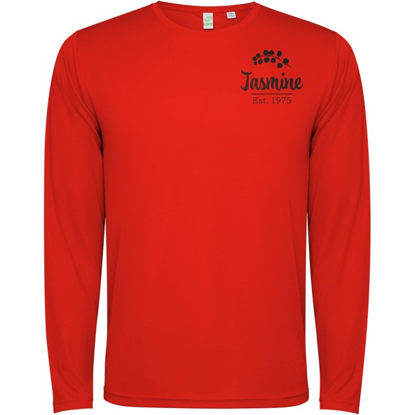Estoril long sleeve unisex t-shirt - Red / XL