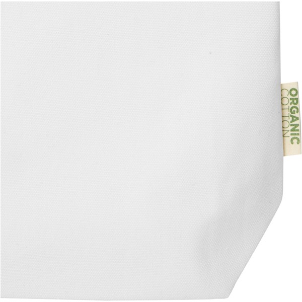 Odisha 180 g/m² OCS organic wide bottom tote bag 11L - White
