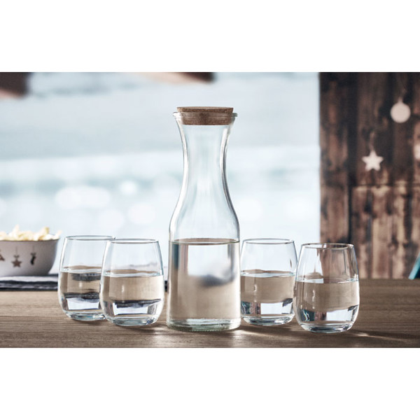 Recycled glass carafe 1L Picca