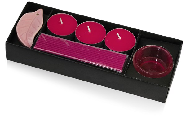 Candle Set Incienso - Red