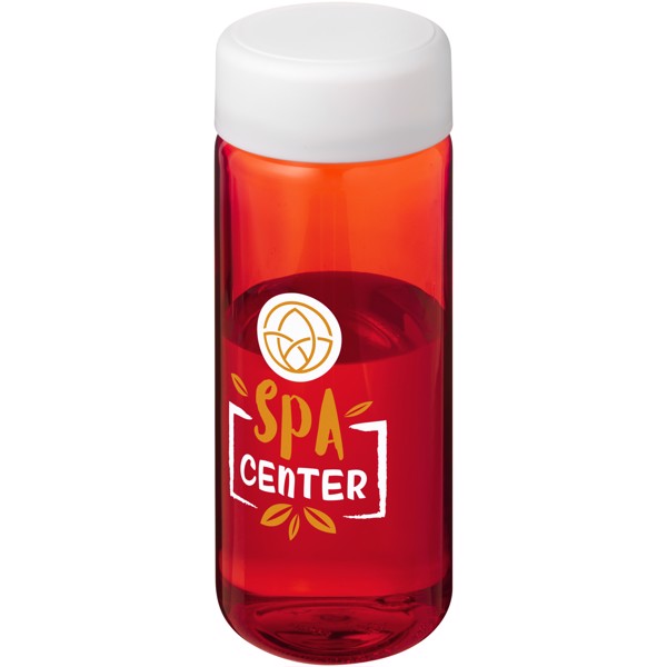 H2O Active® Octave Tritan™ 600 ml screw cap sport bottle - Red / White