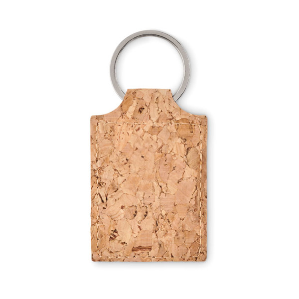 Rectangular cork key ring Concon