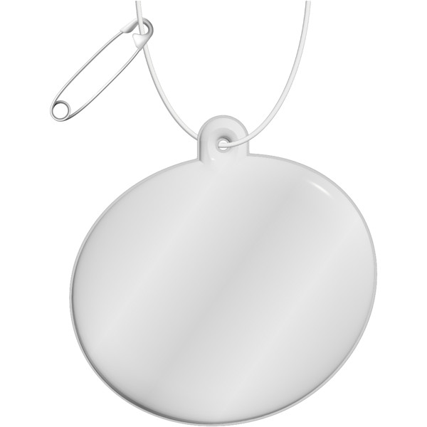RFX™ H-09 oval reflective PVC hanger - White