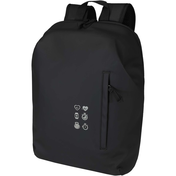 Resi Plus 15" GRS recycled anti-theft backpack 18L - Black