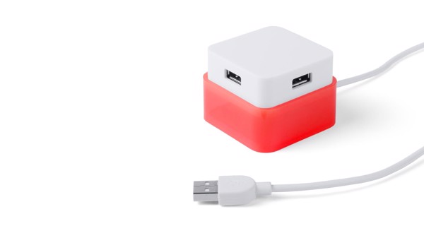 USB Hub Dix - Yellow