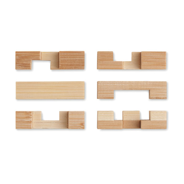 Bamboo brain teaser puzzle Squarenats