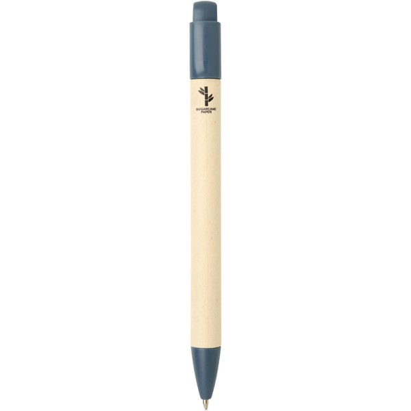 Liliana sugarcane paper ballpoint pen (blue ink) - Ocean Blue
