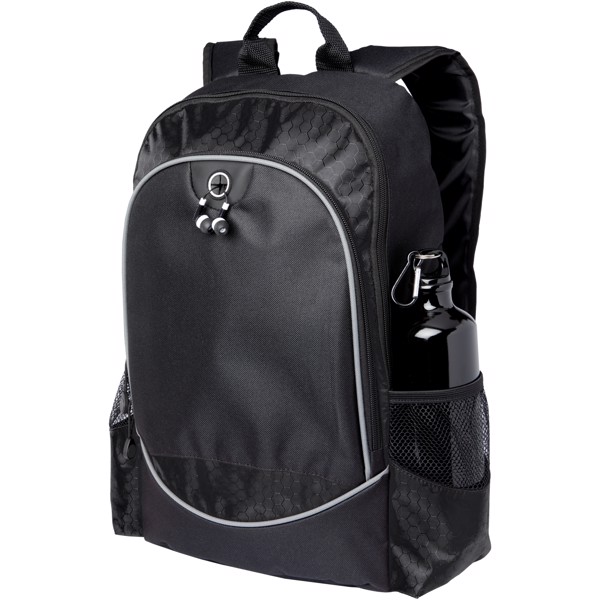 Benton 15" Laptop-Rucksack - schwarz
