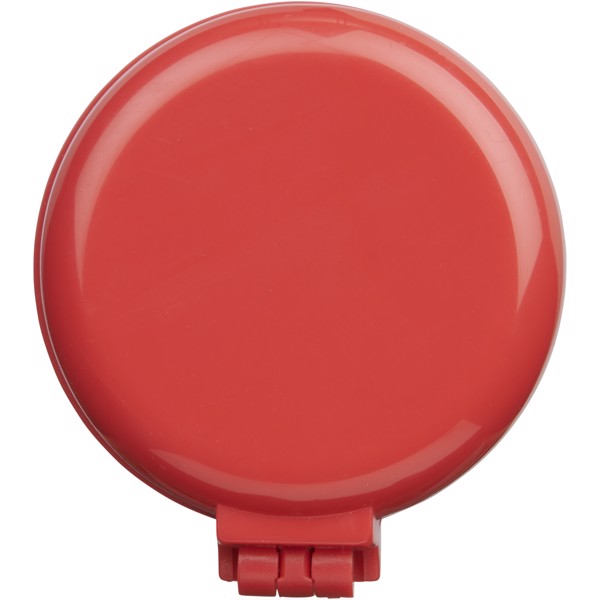 Cepillo plegable con espejo "Foldy" - Rojo