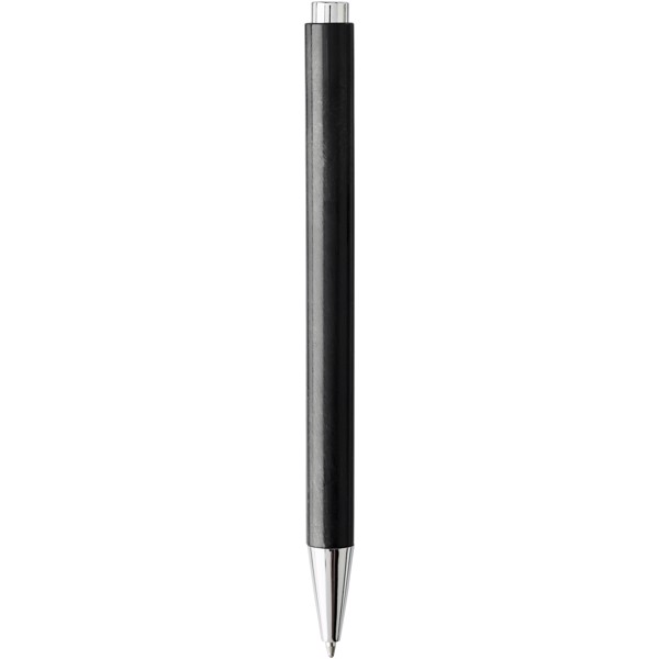 Tual wheat straw click action ballpoint pen - Solid black