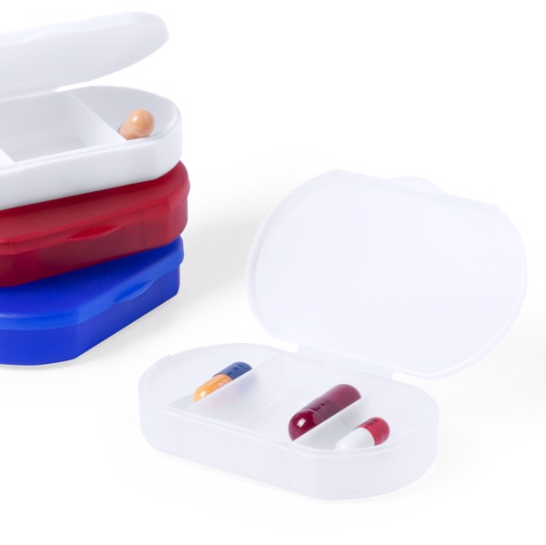 Pillbox Trizone - White