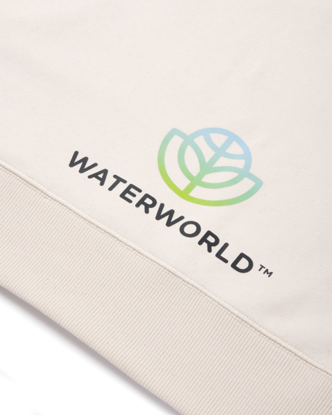 IQONIQ Denali recycled cotton crew neck undyed - Natural Raw / L