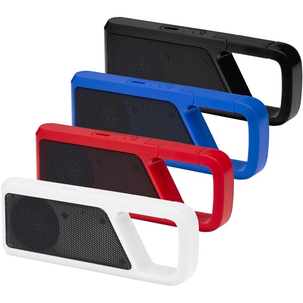 Bluetooth® reproduktor Clip-Clap 2 - Červená s efektem námrazy
