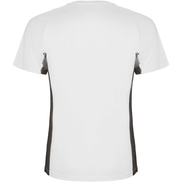 Shanghai short sleeve men's sports t-shirt - White / Dark Lead / roly-2XL